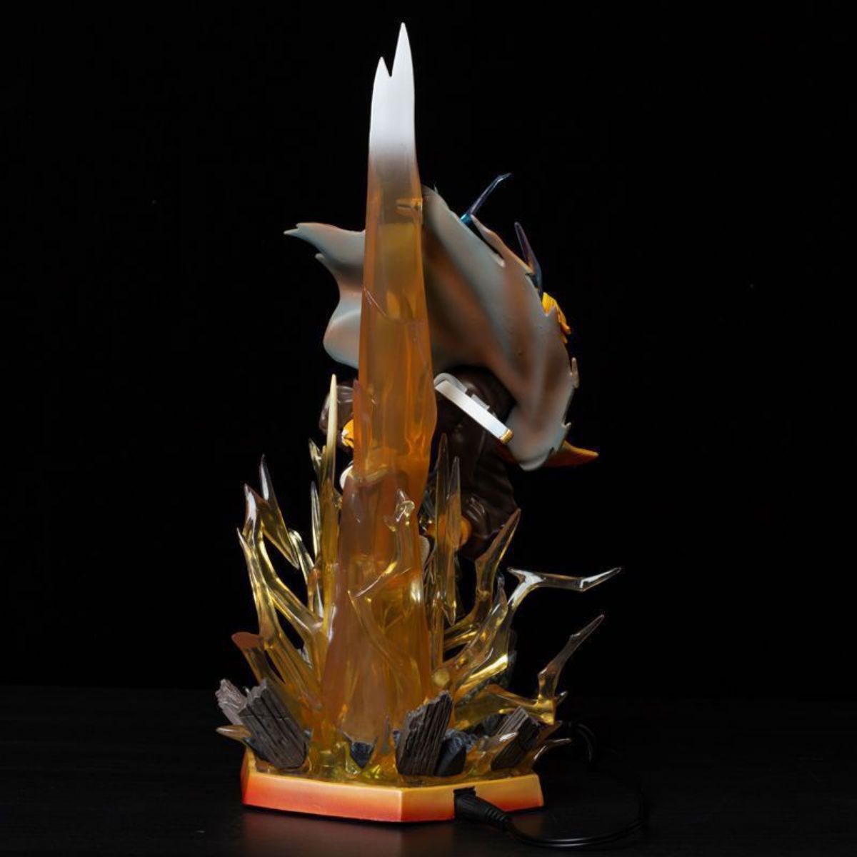 Demon Slayer Tanjiro Kamado Luminous LED Statue - 320mm Glowing Collectible