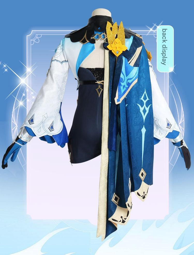 Genshin Impact Costume Eula Cosplay Costume