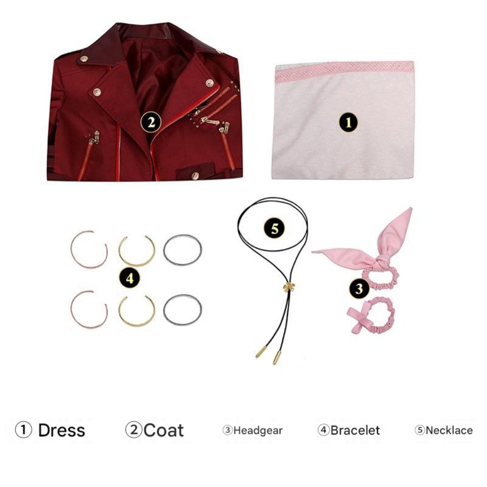 Final Fantasy Cosplay Costume  Aerith Costume  Cosplay