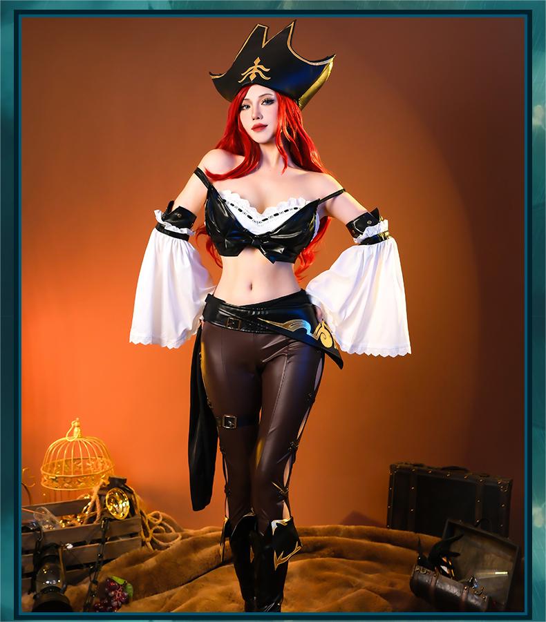League of Legends Costume Bounty Hunter Miss Fortune Cosplay Costume