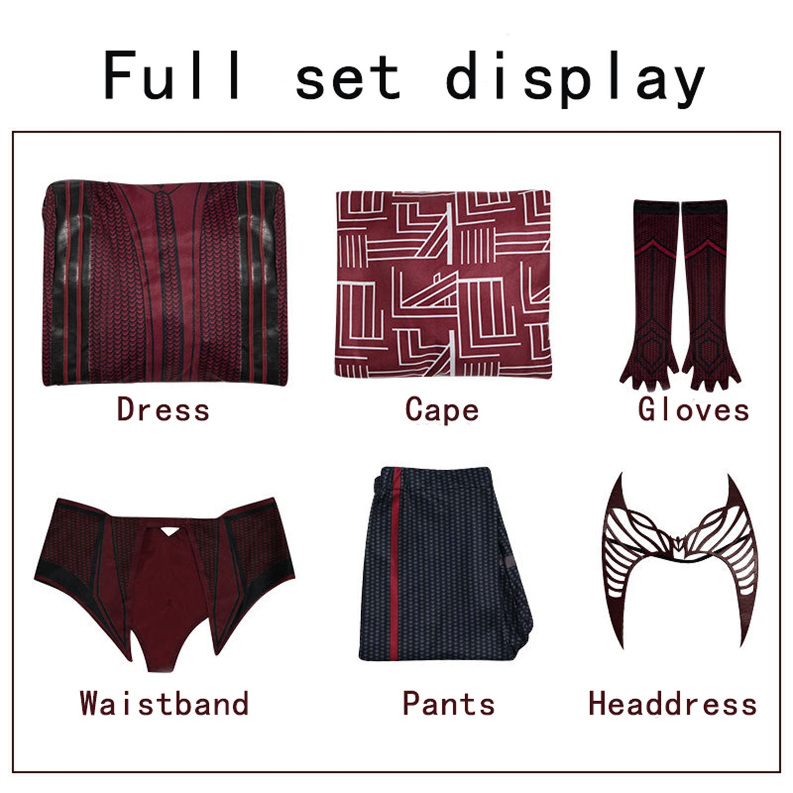 Marvel Costume Scarlet Witch Cosplay Costume