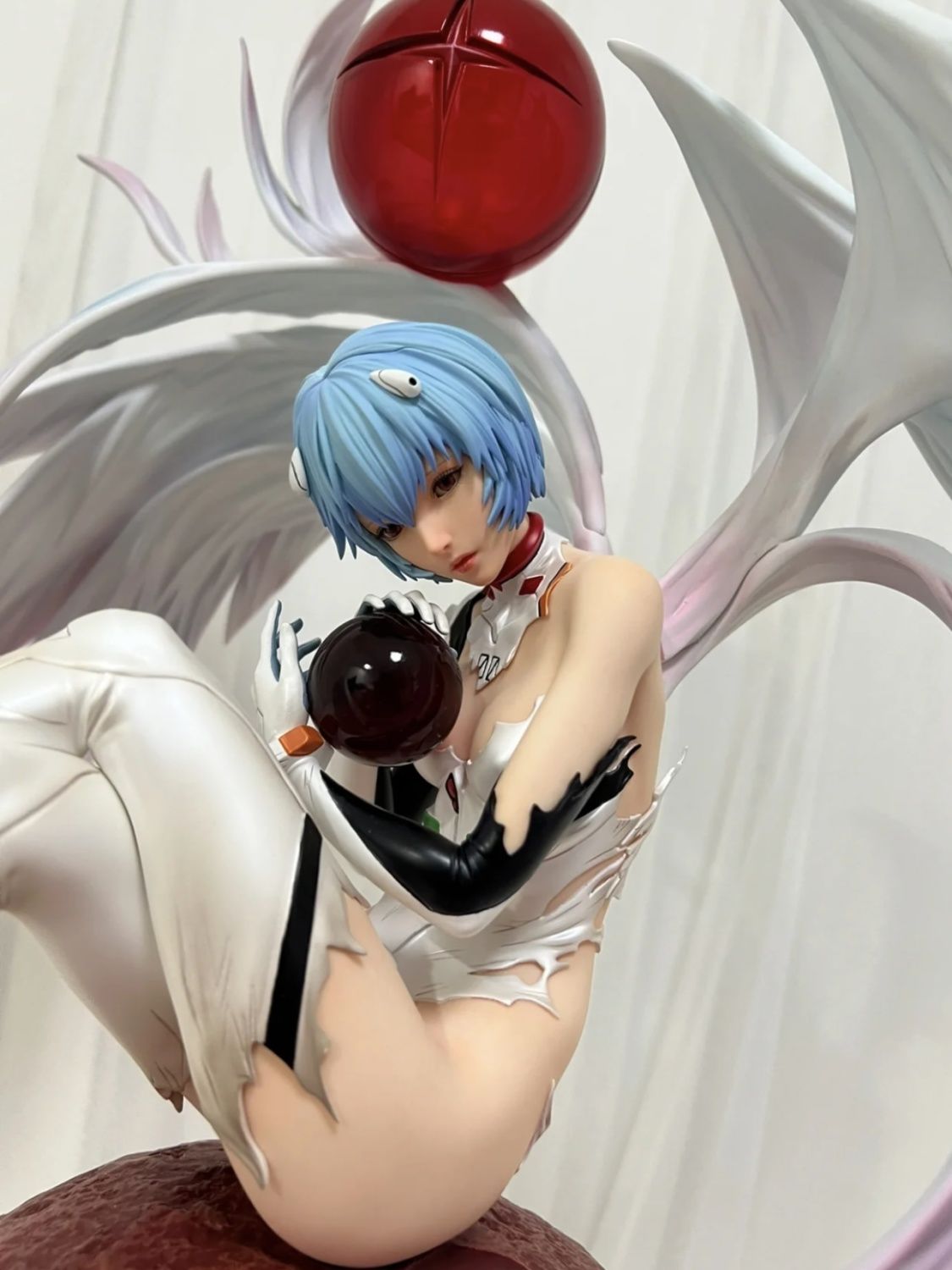 Evangelion Ayanami Rei Goddess Resonance Angel Figure - Premium EVA Collectible