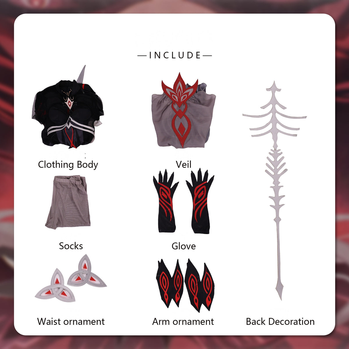 Genshin Impact Style Costume Cosplay Ruonawa Cosplay  Costume