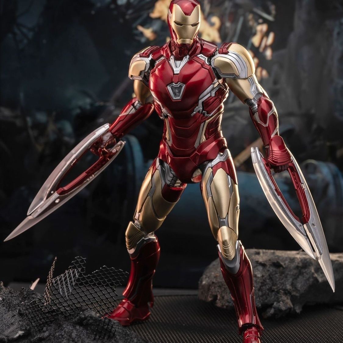 Marvel Iron Man MK85 & MK50 Action Figures - Dual Armor Pack Collectible