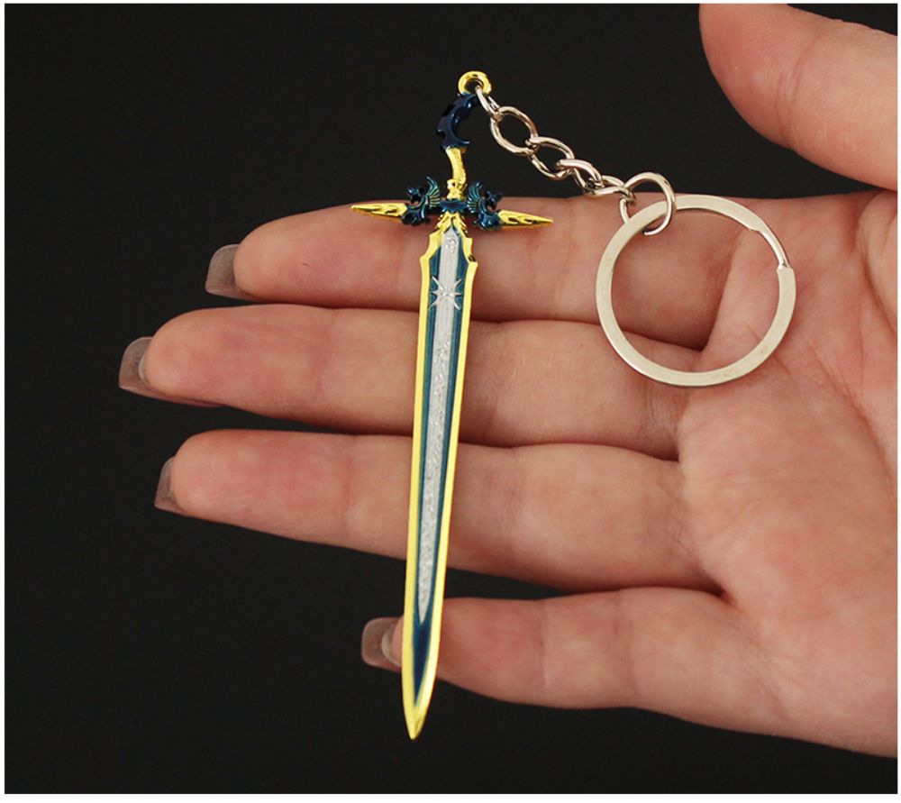 Final Fantasy XV Ultimate Blade Mini Keychain - FF15 Sword Collectible Accessory