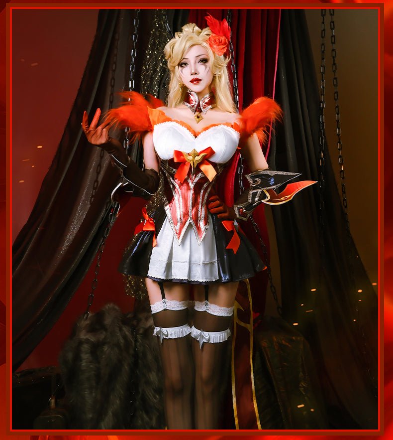 League of Legends Costumes Western Phantom Evelynn Cosplay Costumes