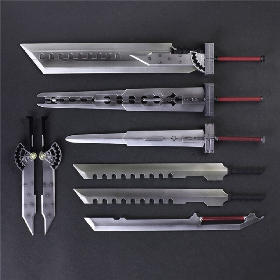 Final Fantasy VII Cloud Strife & Fenrir Motorcycle Figure - Premium Advent Children