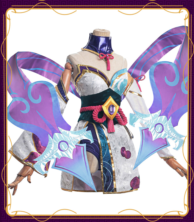 League of Legends Costumes Soul Lotus Evelynn Cosplay Costumes