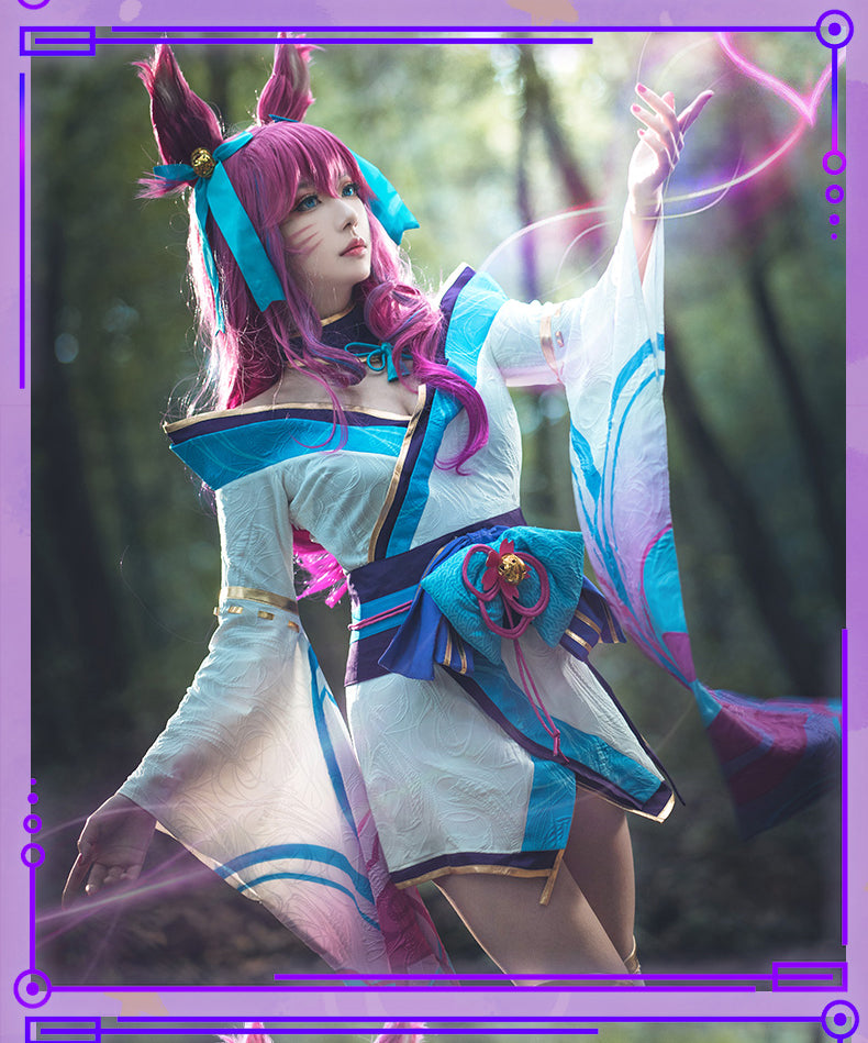 League of Legends Costume  Soul Lotus Ahri Cosplay Costume