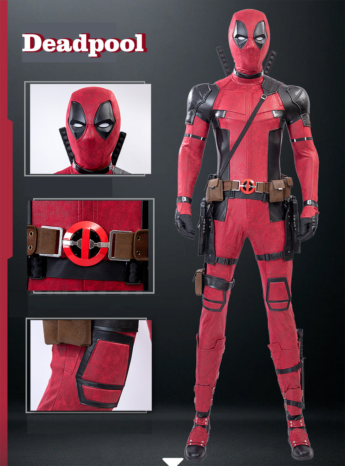 Superhero Cosplay Costume Deadpool Costume Cosplay