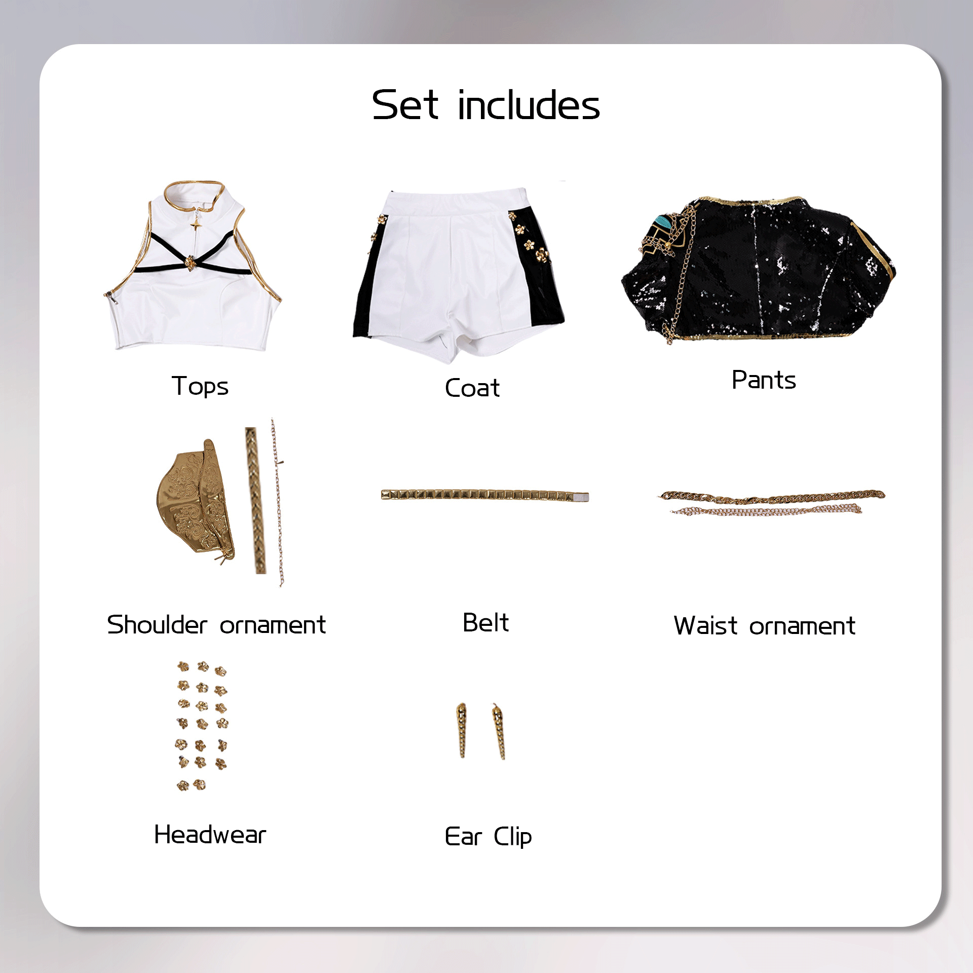 Witch Hunters Costume Rumi stage clothes Cosplay Costume