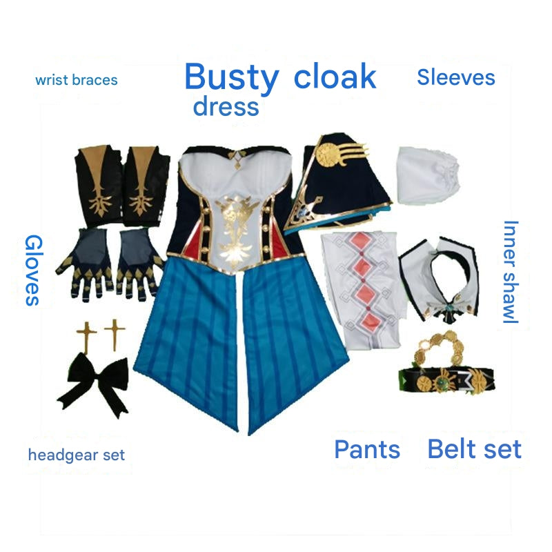 Genshin Impact Costume Jean Cosplay Costume