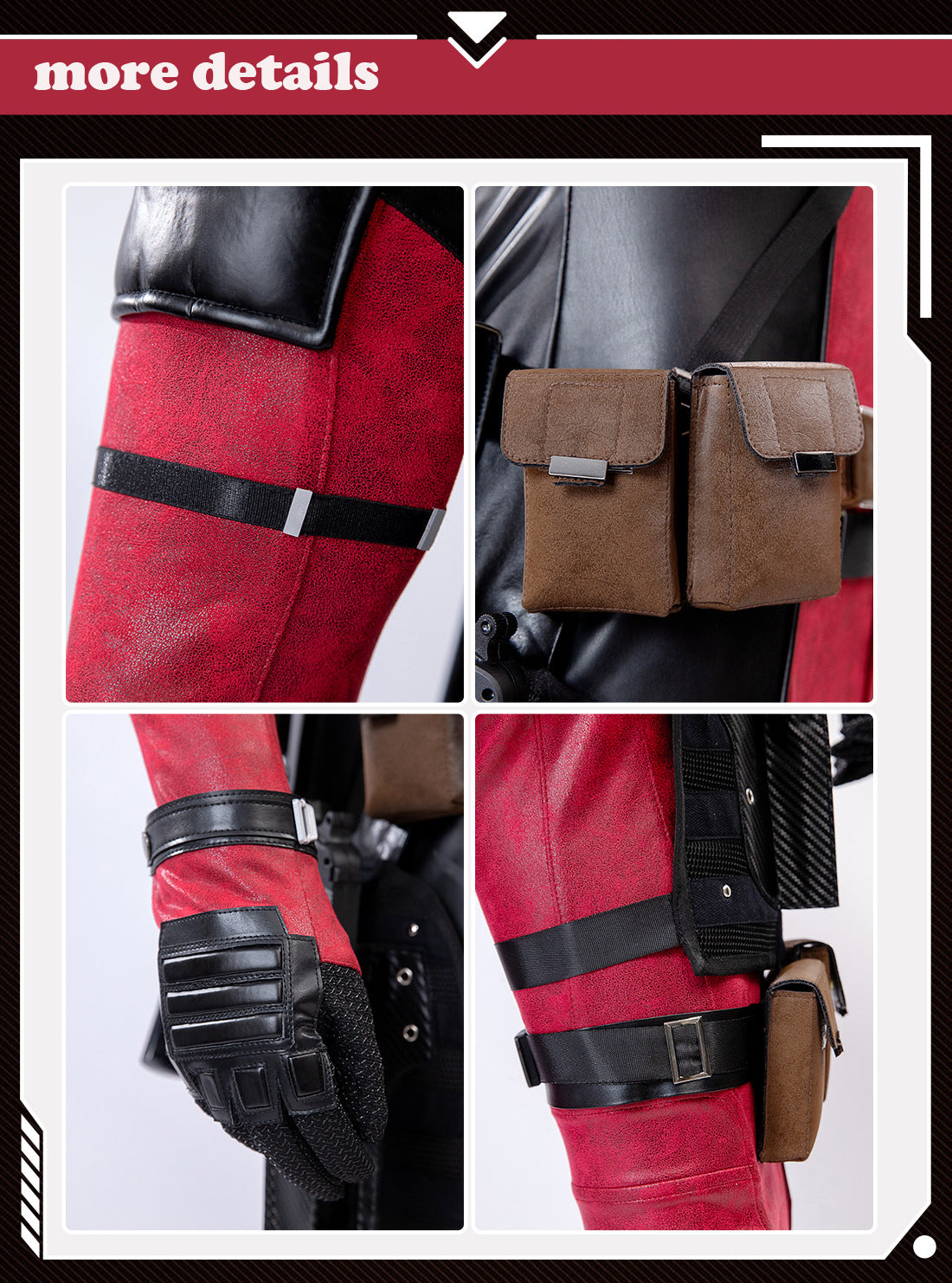 Superhero Cosplay Costume Deadpool Costume Cosplay