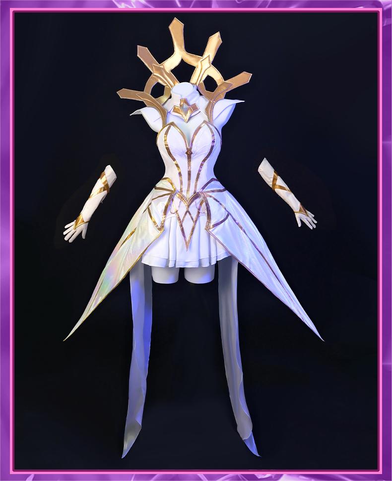 League of Legends Costume Elementalist Lux Cosplay Costume