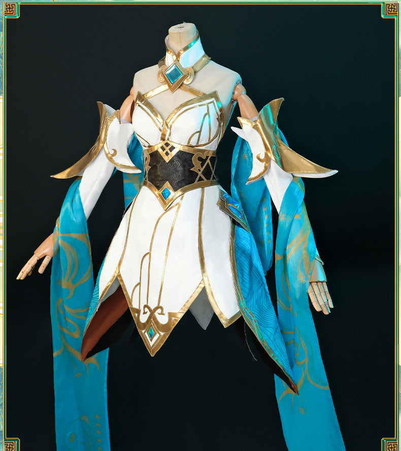 League of Legends Costume Irelia The legend of the Jade Sword Cosplay Costume