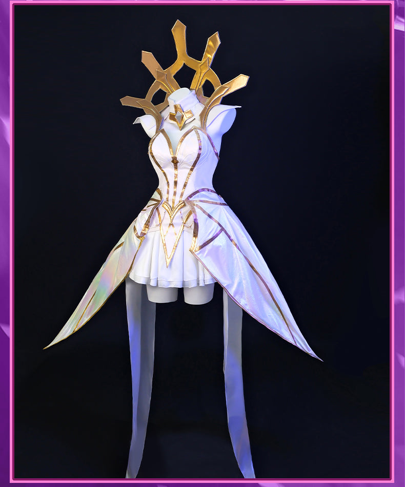 League of Legends Costume Elementalist Lux Cosplay Costume