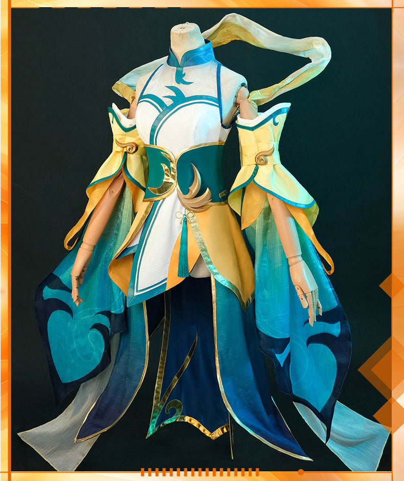 Jade Sword Legend Celestial Healer Cosplay Costume - Chinese Inspired Starchild Outfit
