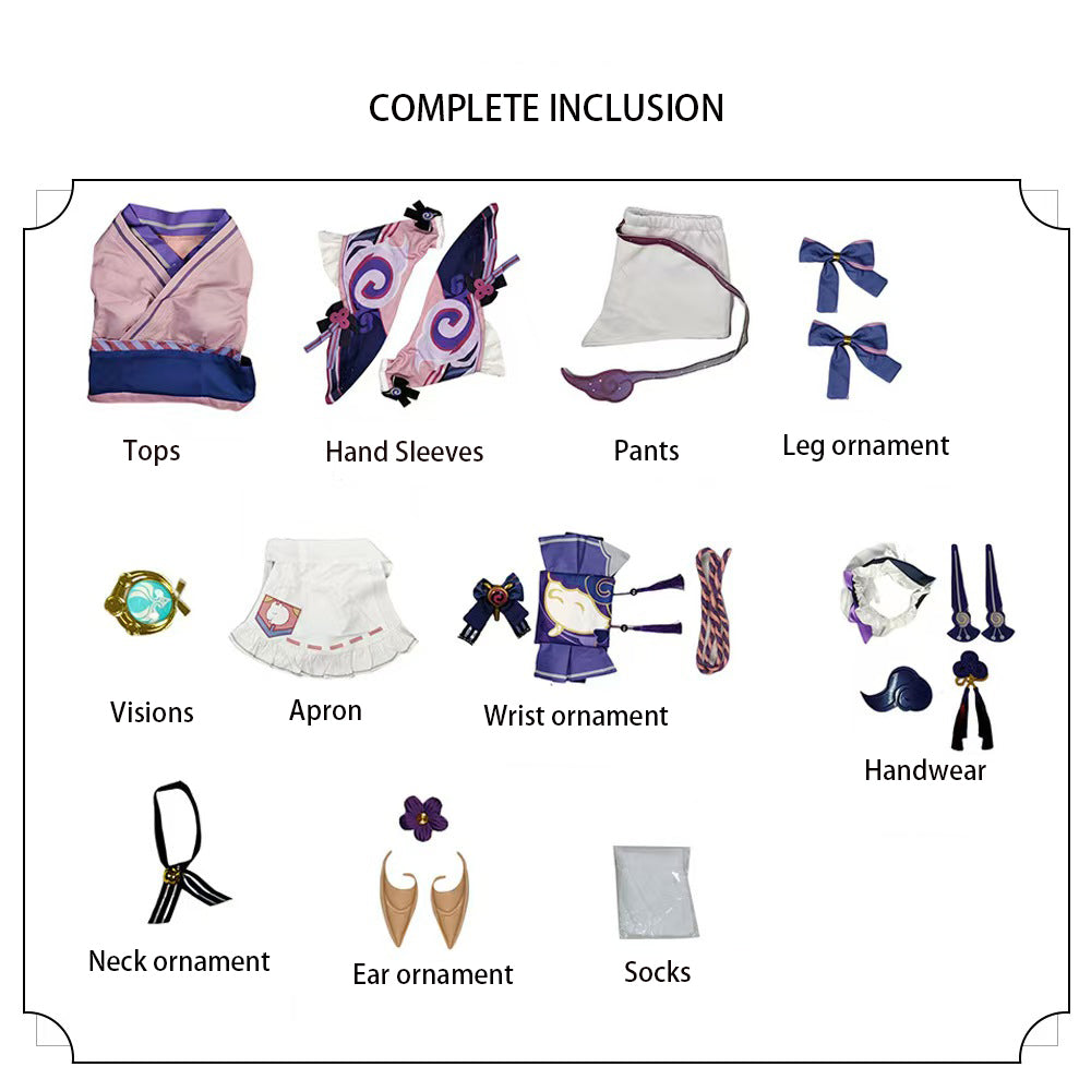 Genshin Impact Cosplay Costume Yumemizuki Mizuki Costume Cosplay