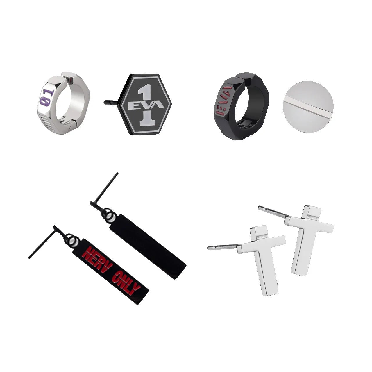 EVA Earrings Asuka Ayanami Rei Earrings Set