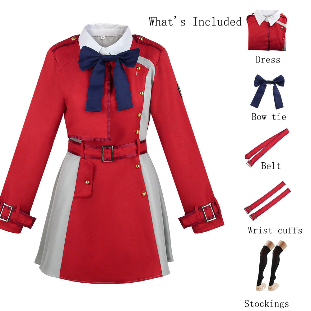 Lycoris Recoil Style Cosplay Costume Nishikigi Chisato Cosplay Costume
