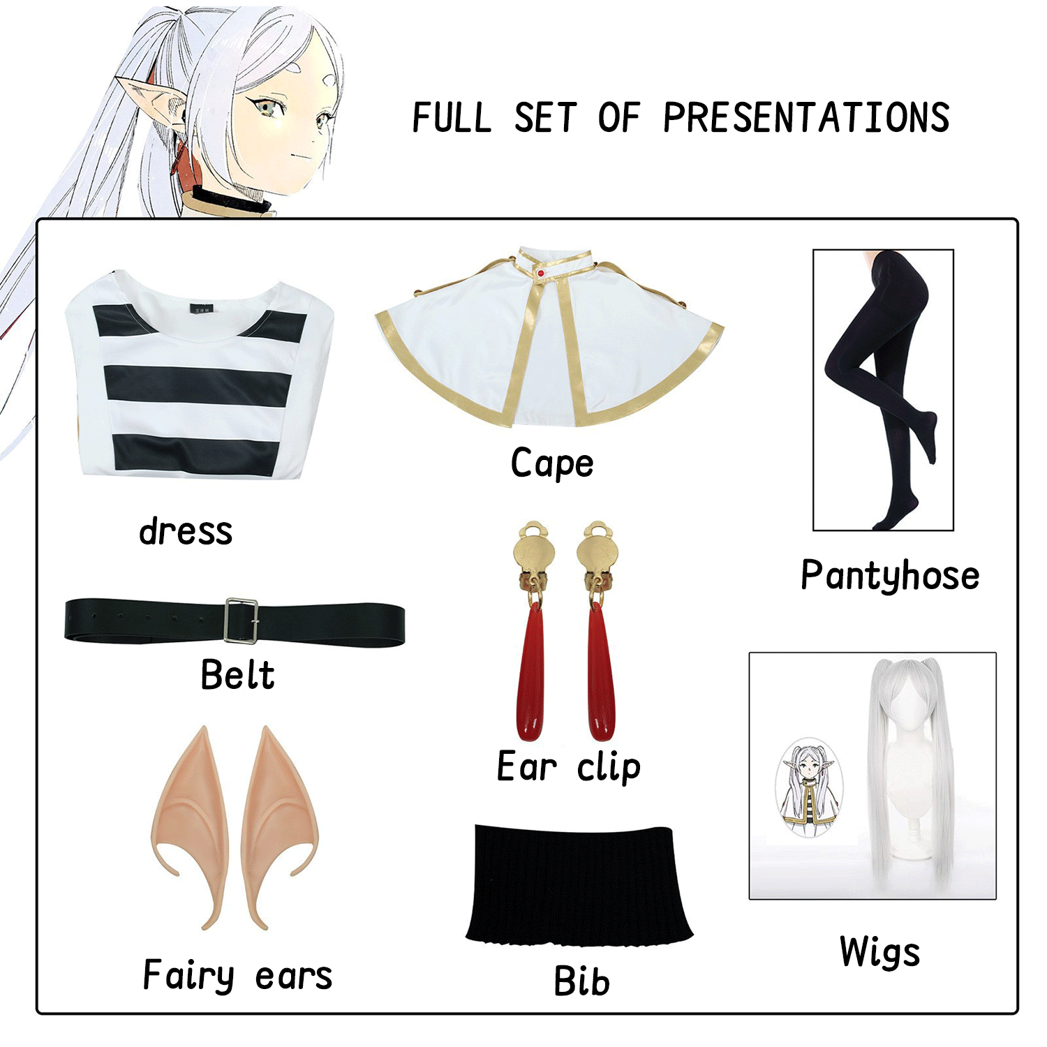 Frieren: Beyond Journey's End Costume Frieren Cosplay Costume