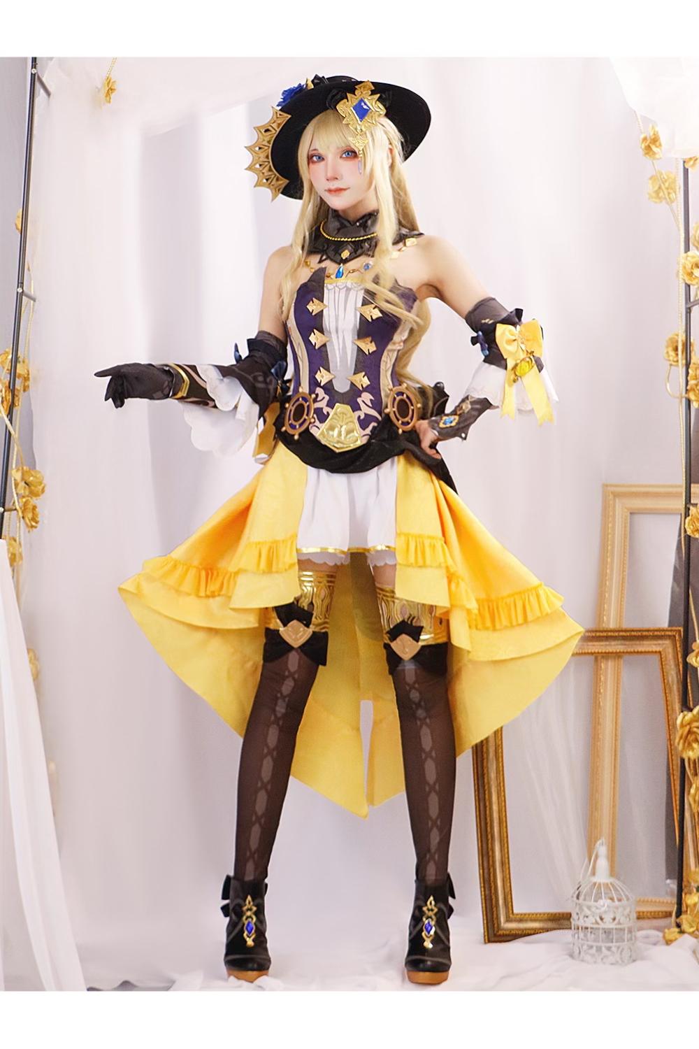 Genshin Impact Cosplay Costume げんし神 Navia Costume Navia Cosplay