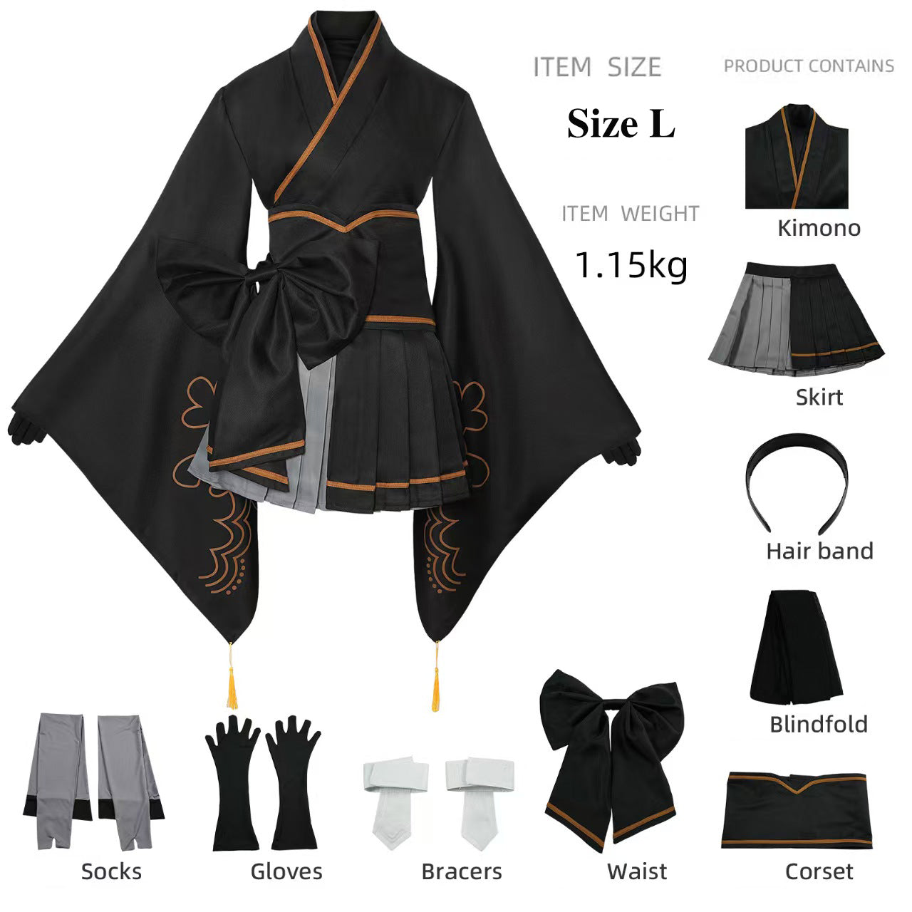 NieR: Automata 2B Cosplay Costume – YoRHa No.2 Type B Full Set