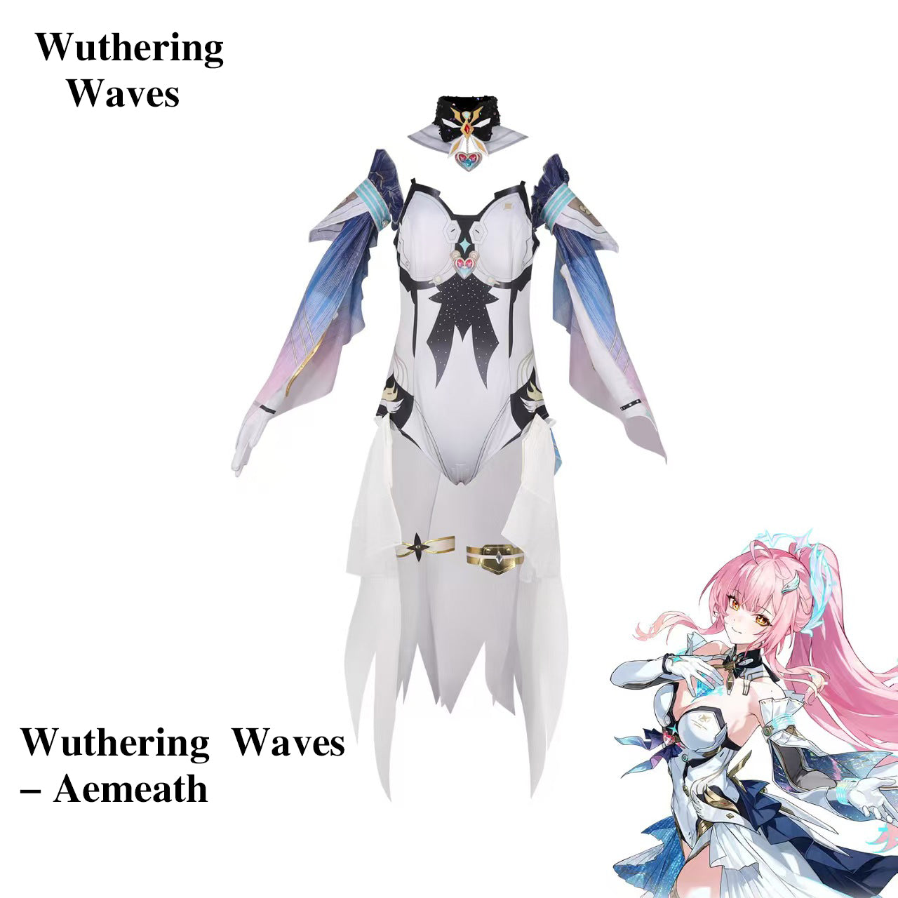 Wuthering Waves Aemeath Cosplay Costume