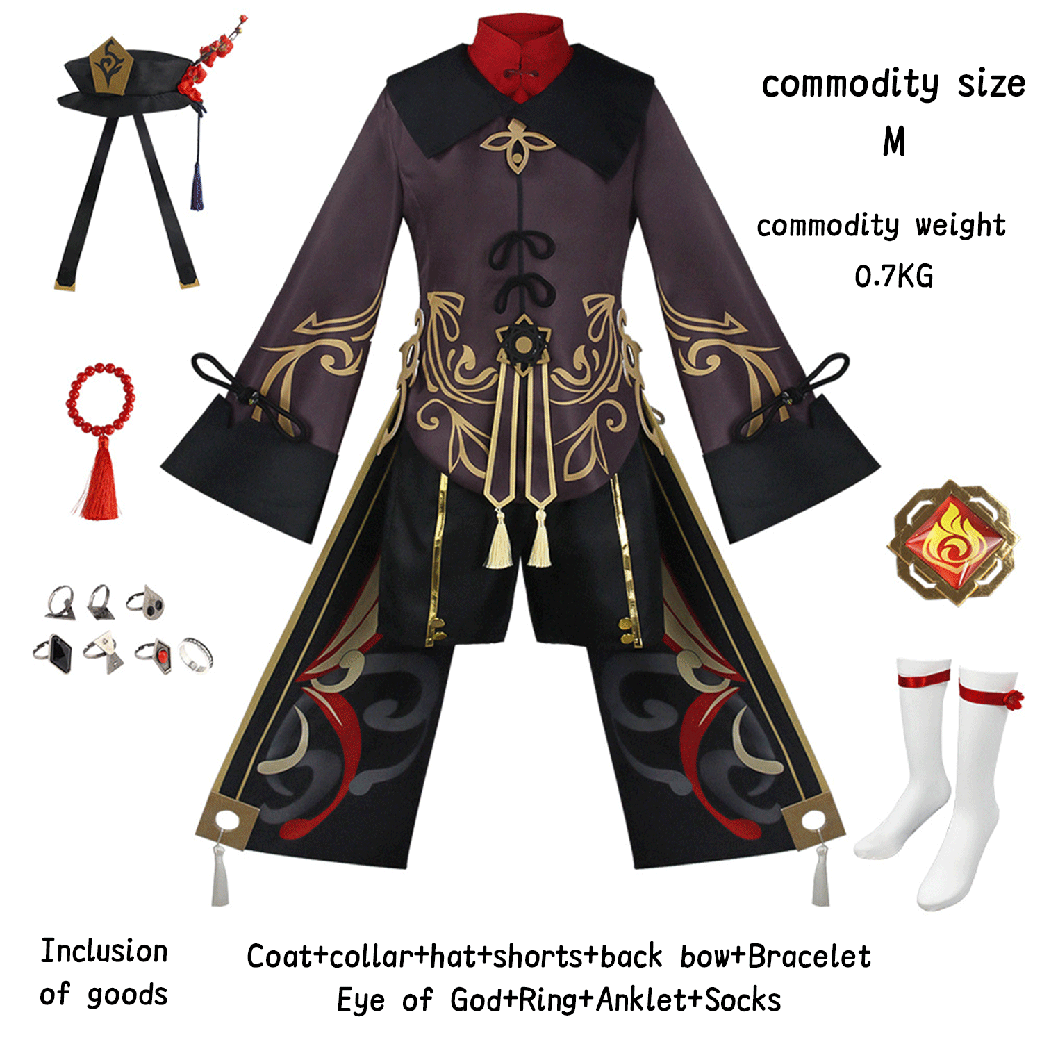 Funeral Parlor Director Cosplay Costume - Pyro Butterfly Outfit