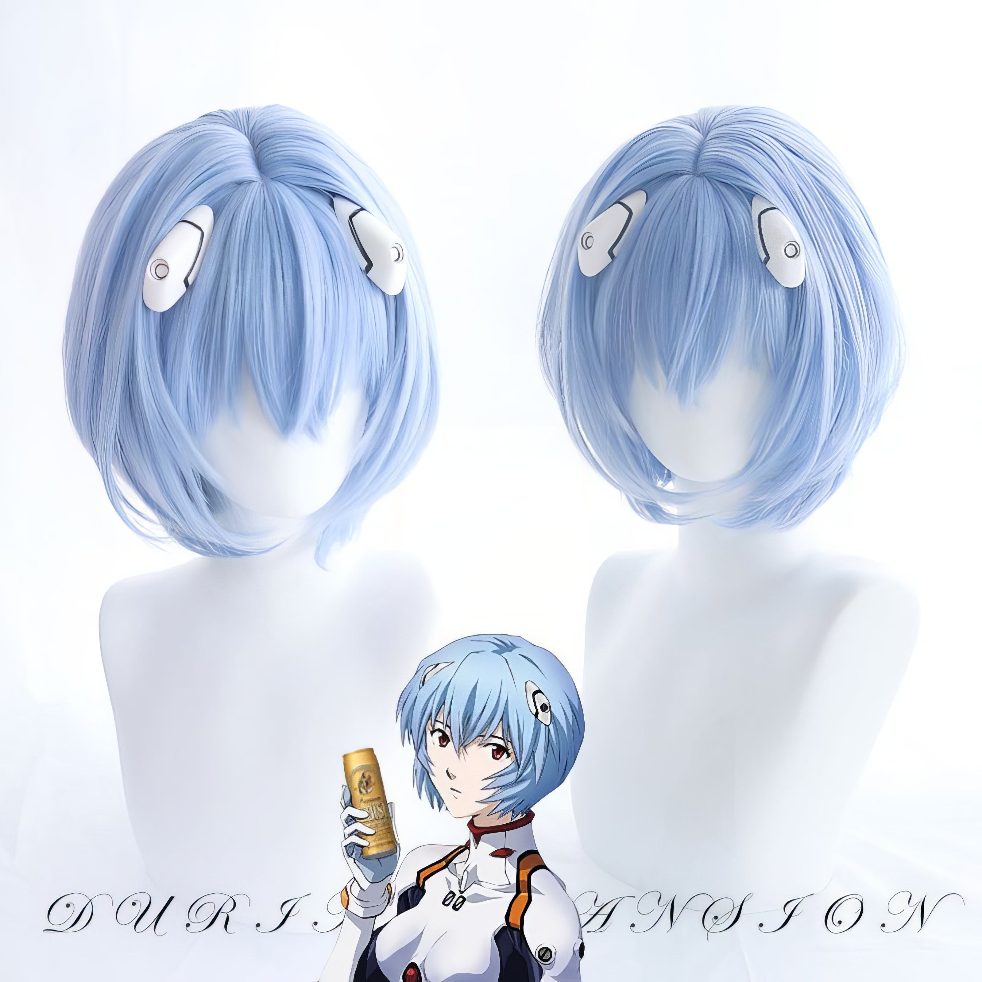 EVA Synthetic Hair Wig Ayanami Rei Short Wig