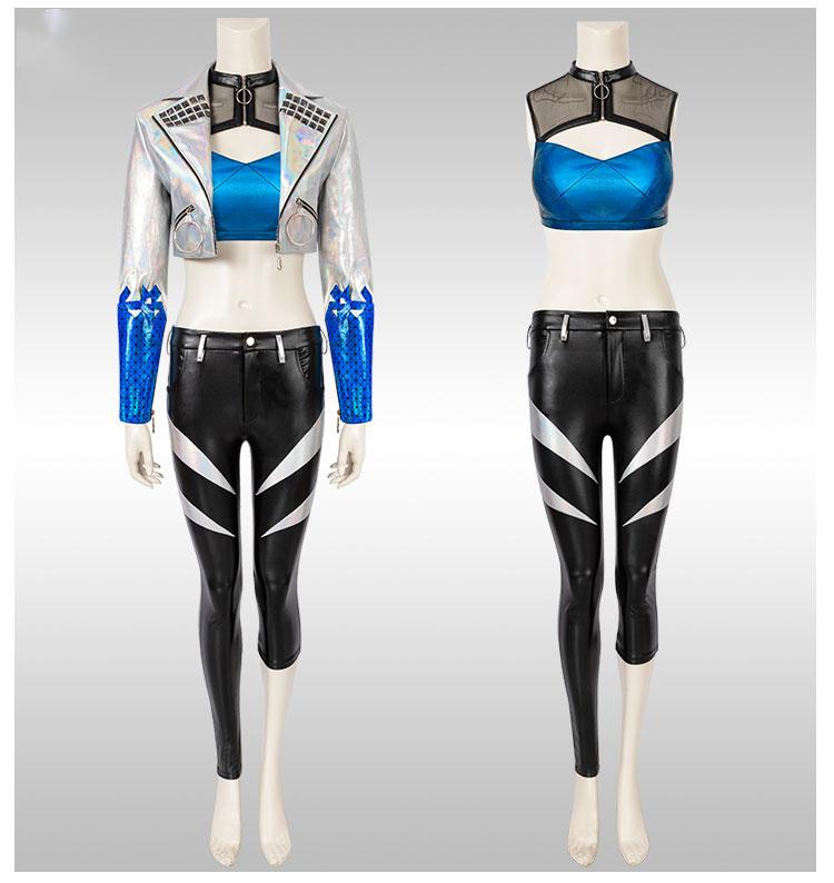 League of Legends Costume KDA Girls Group Akali Cosplay Costume