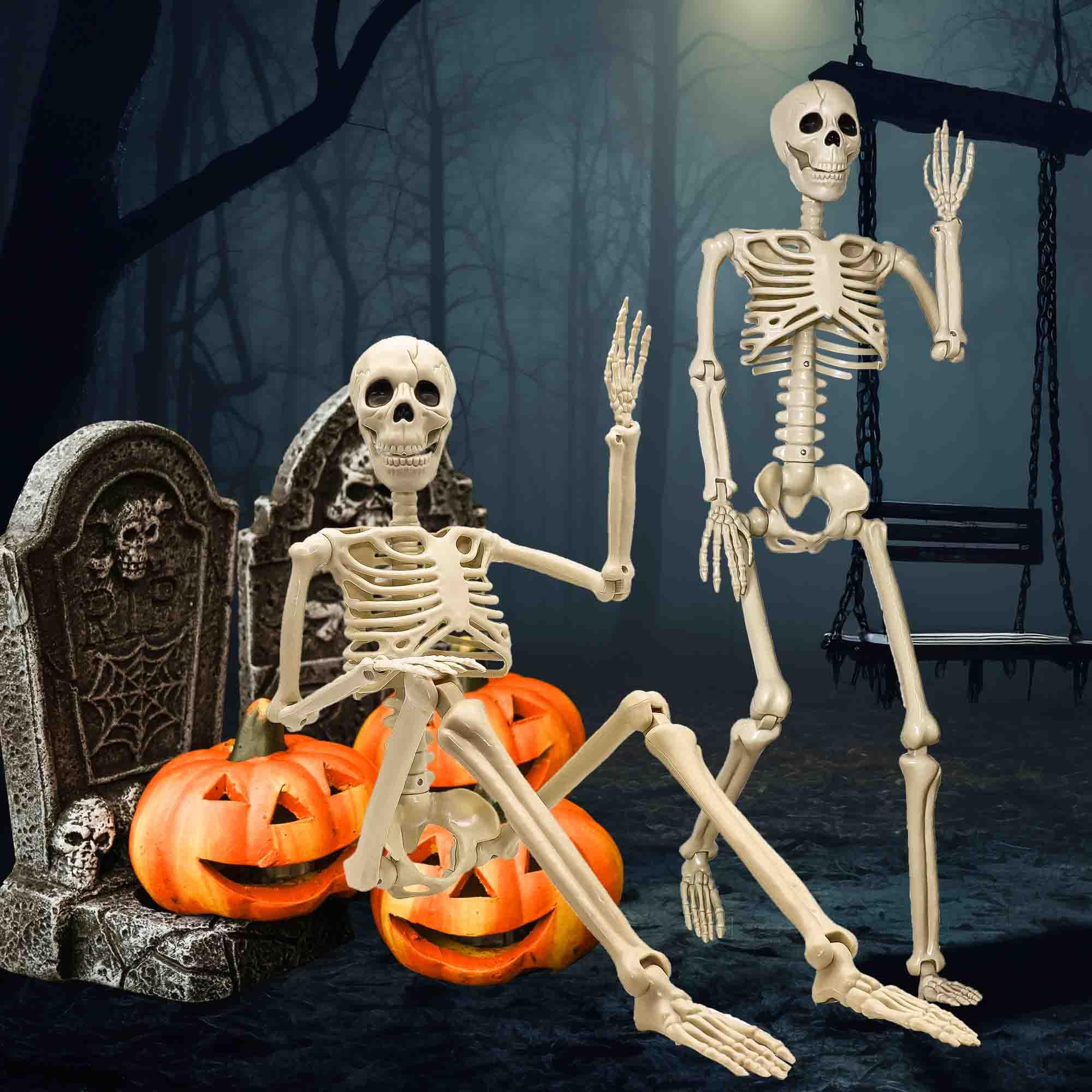 2-Pack 36-Inch Halloween Skeletons