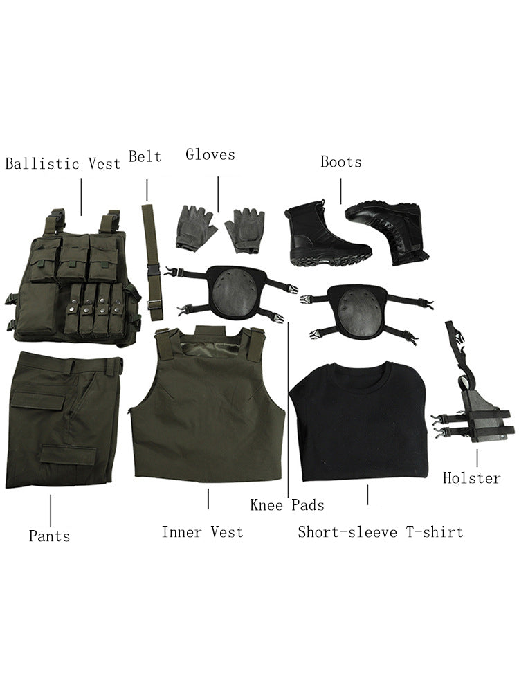 Resident Evil Style Cosplay Costume Carlos Oliveira Costume