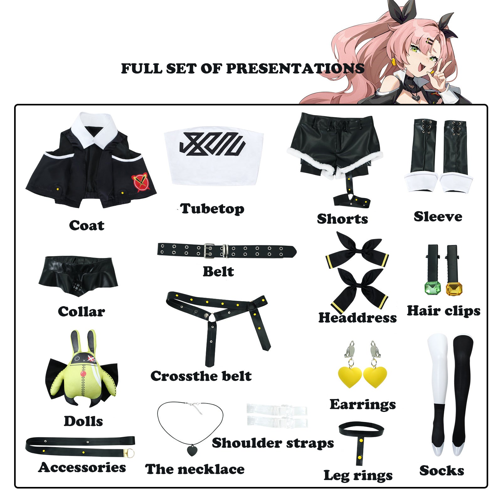Zenless Zone Zero Style Costume Cosplay Nico Demara Cosplay Costume