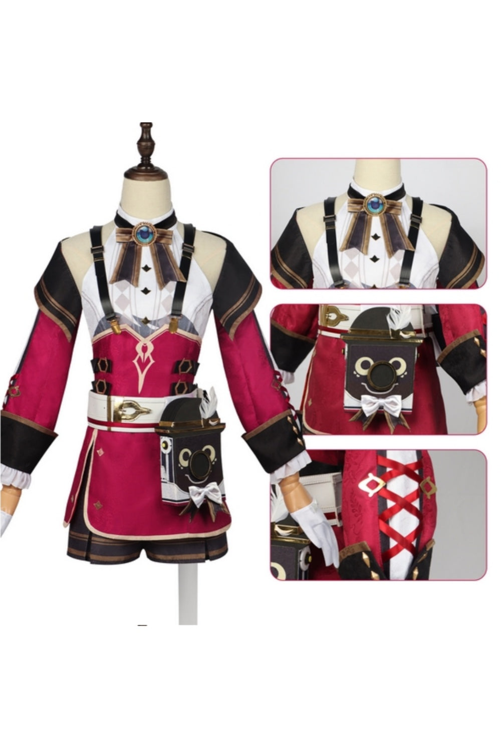 Genshin Impact Cosplay Costume げんし神 Charlotte Costume Charlotte Cosplay