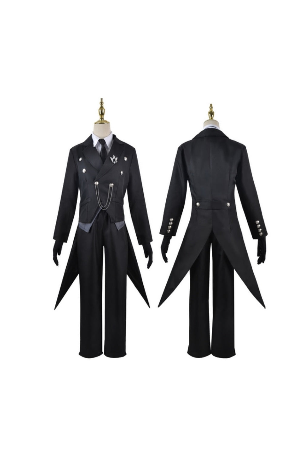 Black Butler Cosplay Costume 黒執事 Sebastian Michaelis Costume セバスチャン・ミカエリス Cosplay