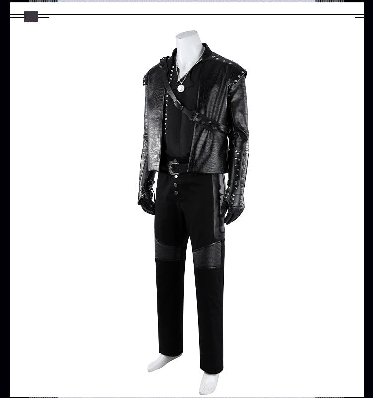 The Witcher Geralt of Rivia Cosplay Costume Full Set for Men