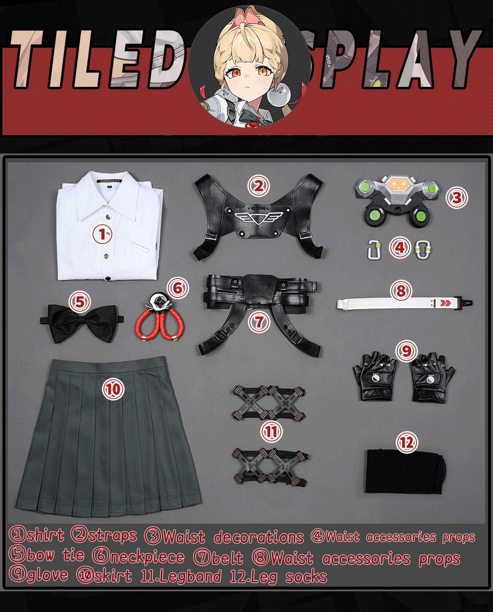 Zenless Zone Zero Costume Alice Thymefield Cosplay Costume
