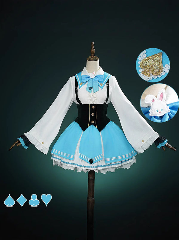 Teal Twin Tails Miku March Hare Cosplay Costume - Wonderland Bunny Outfit