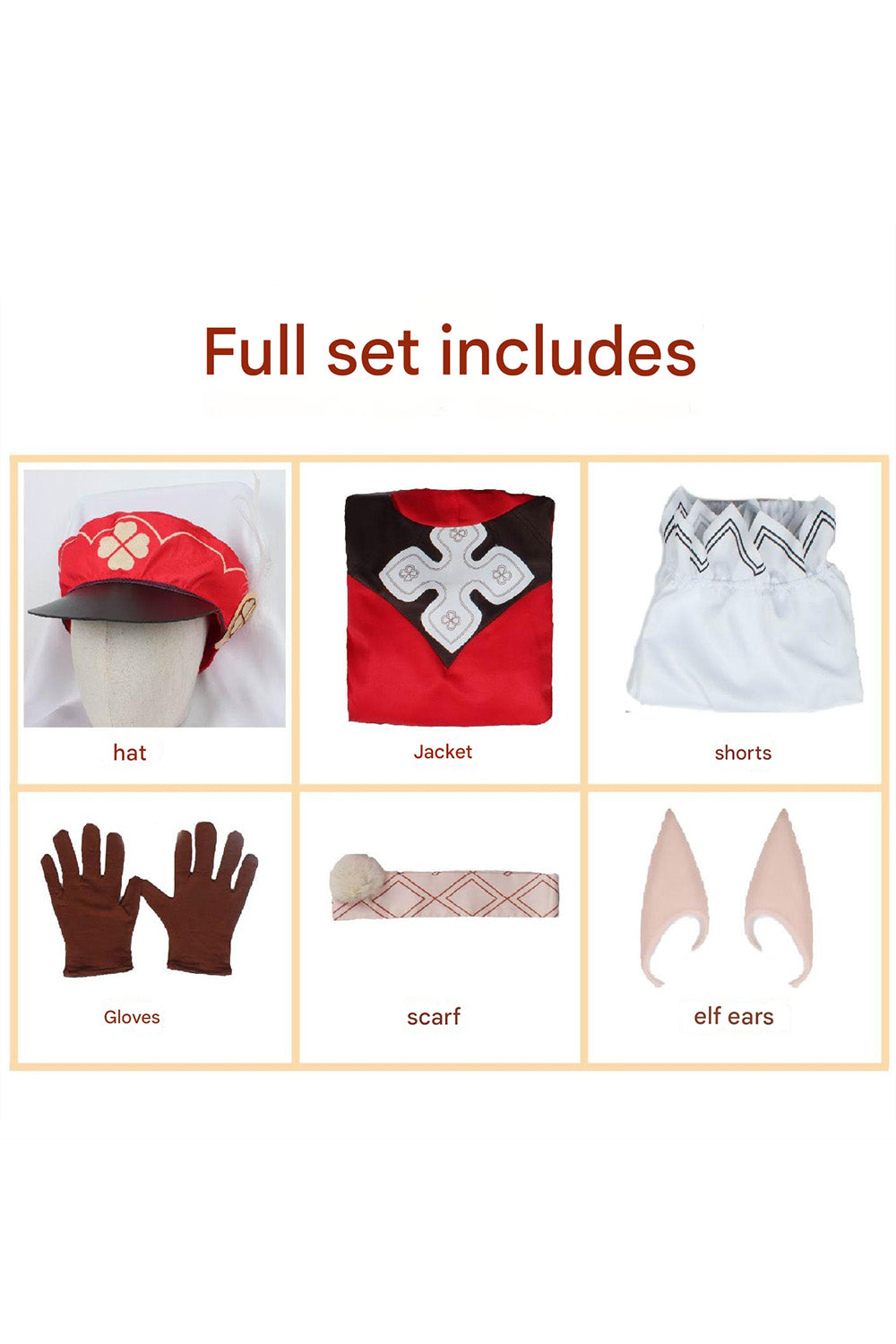 Genshin Impact Costume Klee Cosplay Costume