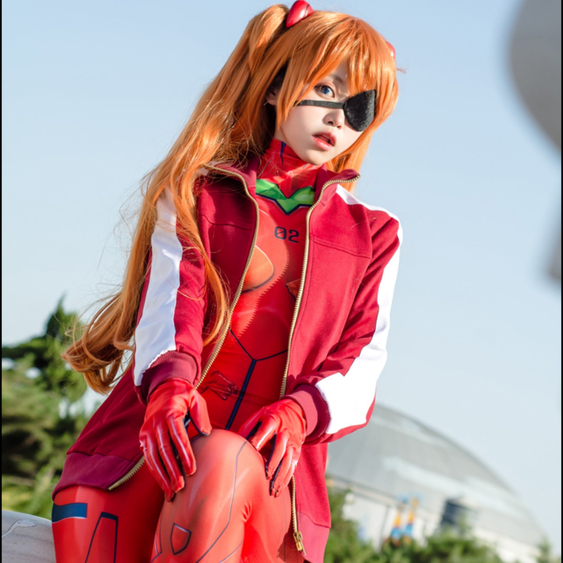 EVA Cosplay Costume 新世紀エヴァンゲリオン Asuka Langley Soryu Costume 惣流・アスカ・ラングレー Cospaly