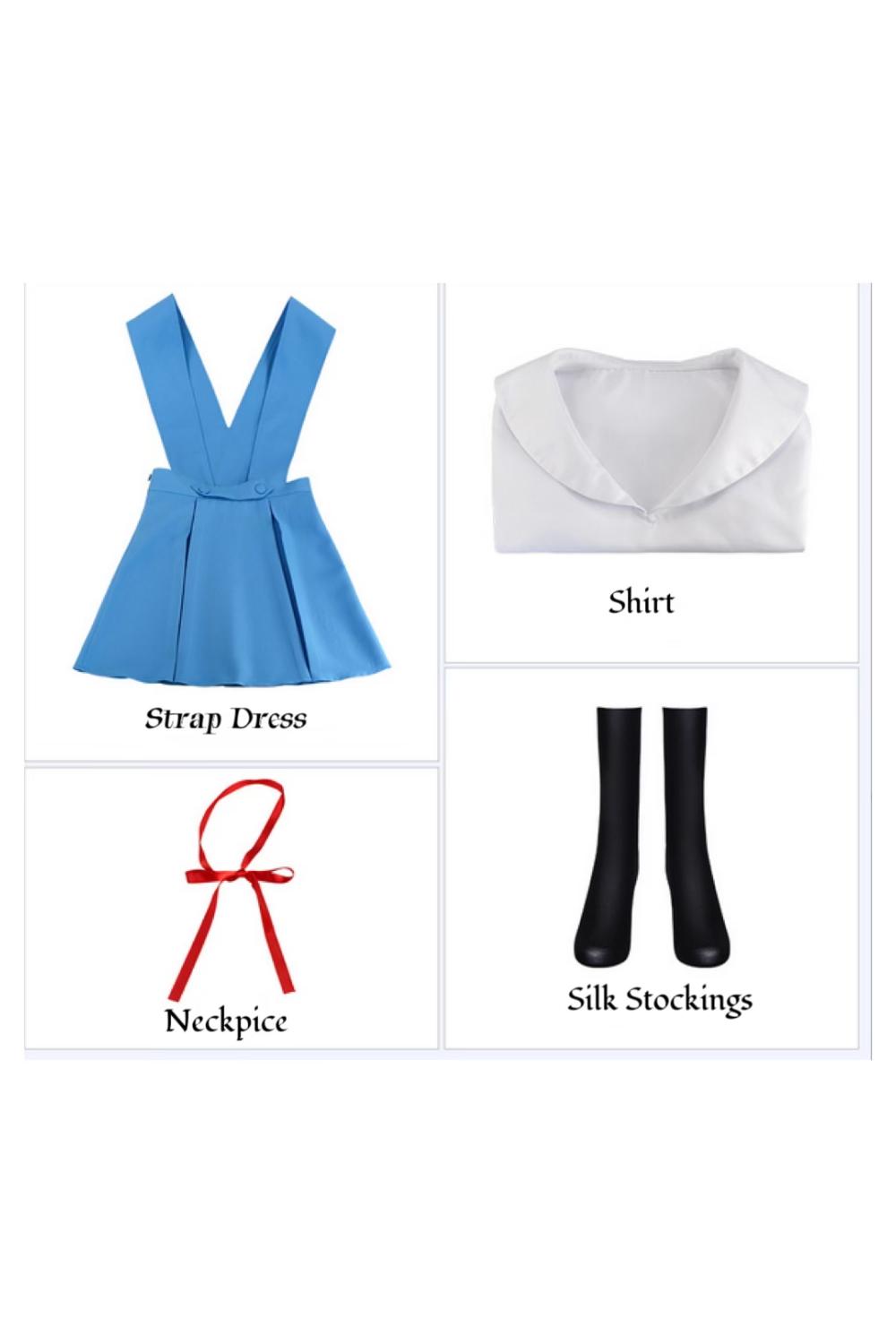 EVA Cosplay Costume 新世紀エヴァンゲリオン Ayanami Rei Costume 綾波レイCospaly