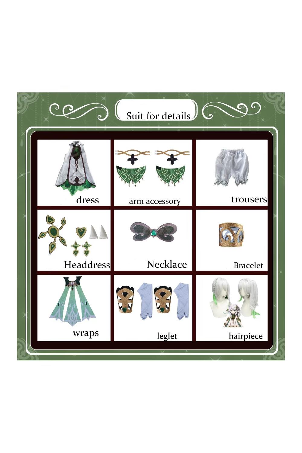 Genshin Impact Cosplay Costume げんし神 Nahida Costume Nahida Cosplay