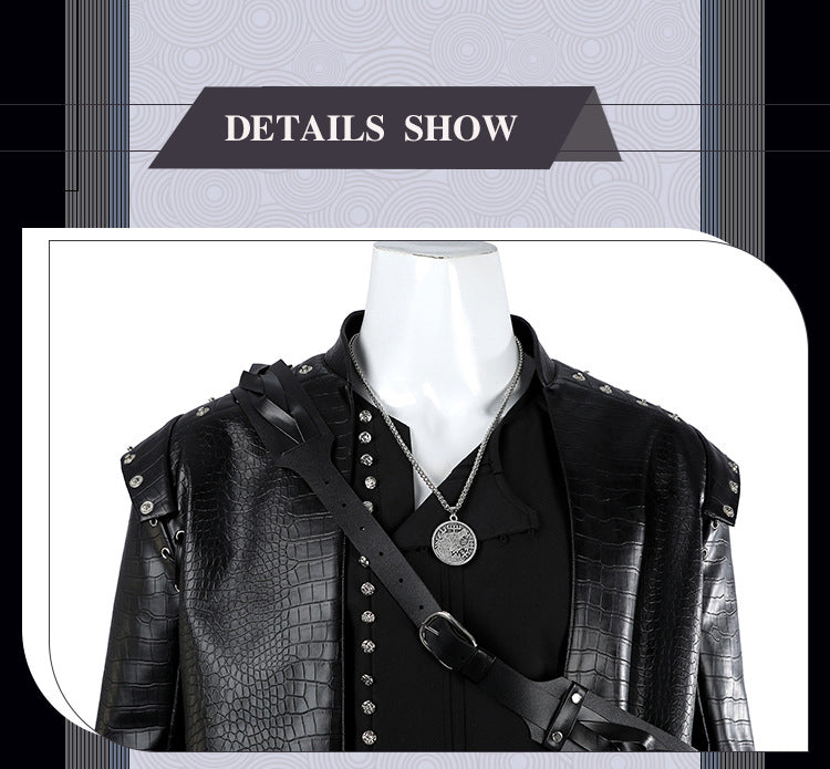 The Witcher Geralt of Rivia Cosplay Costume Full Set for Men