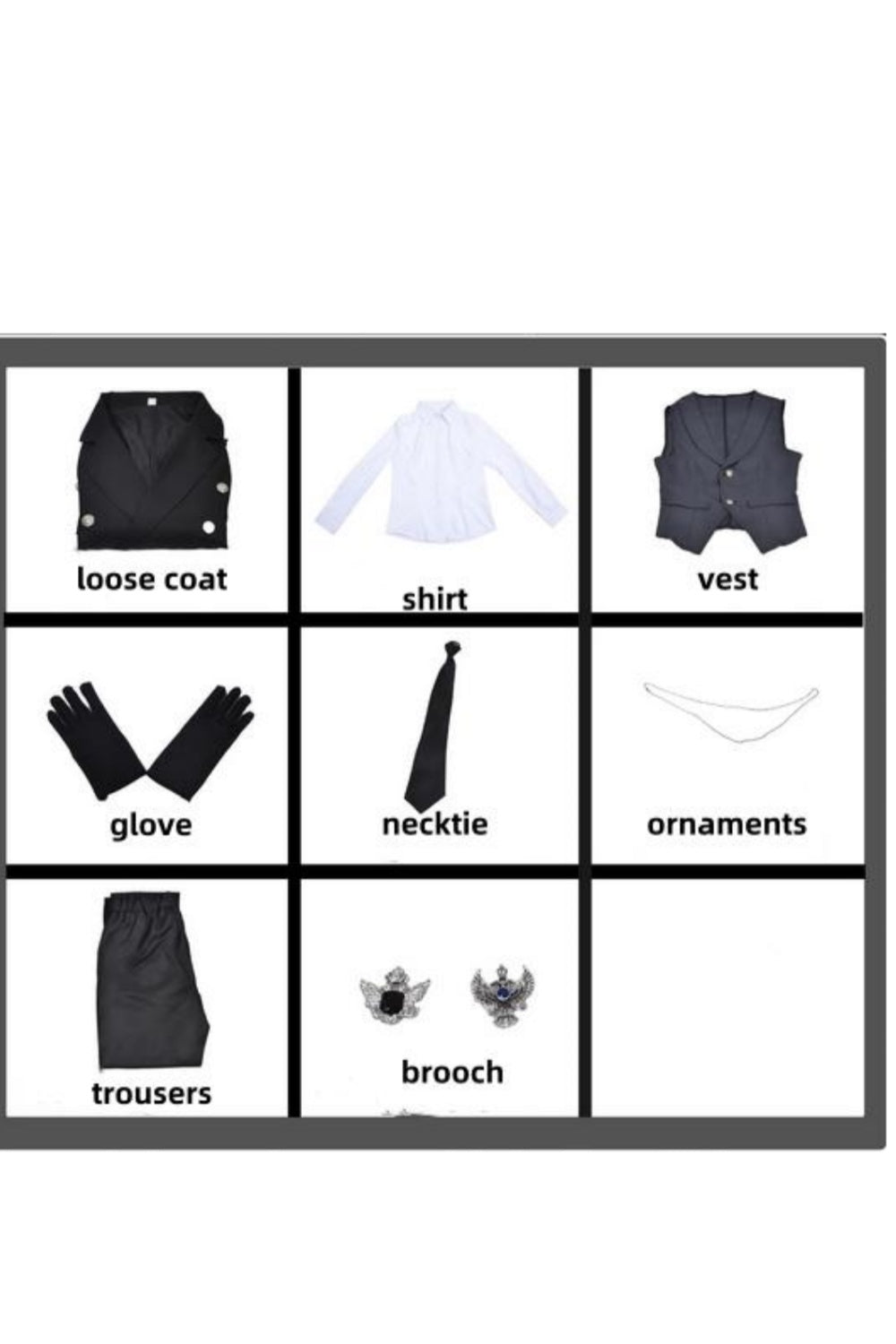 Black Butler Cosplay Costume 黒執事 Sebastian Michaelis Costume セバスチャン・ミカエリス Cosplay