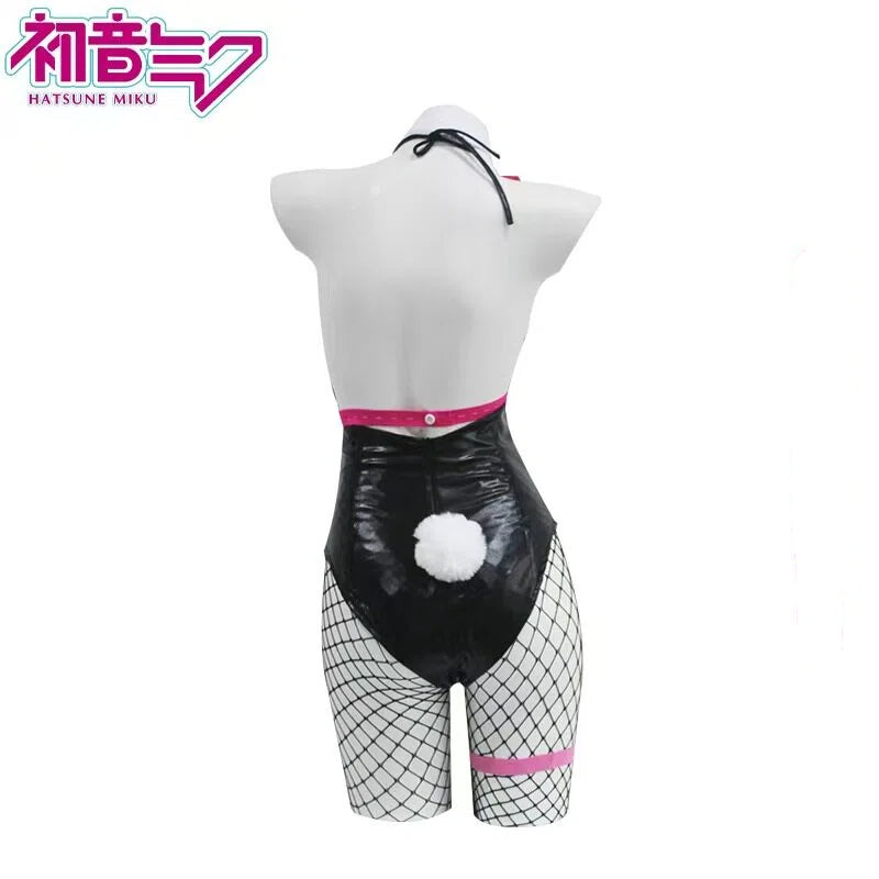 Teal Twin Miku Tails Bunny Girl Cosplay Costume - Playboy Style Outfit