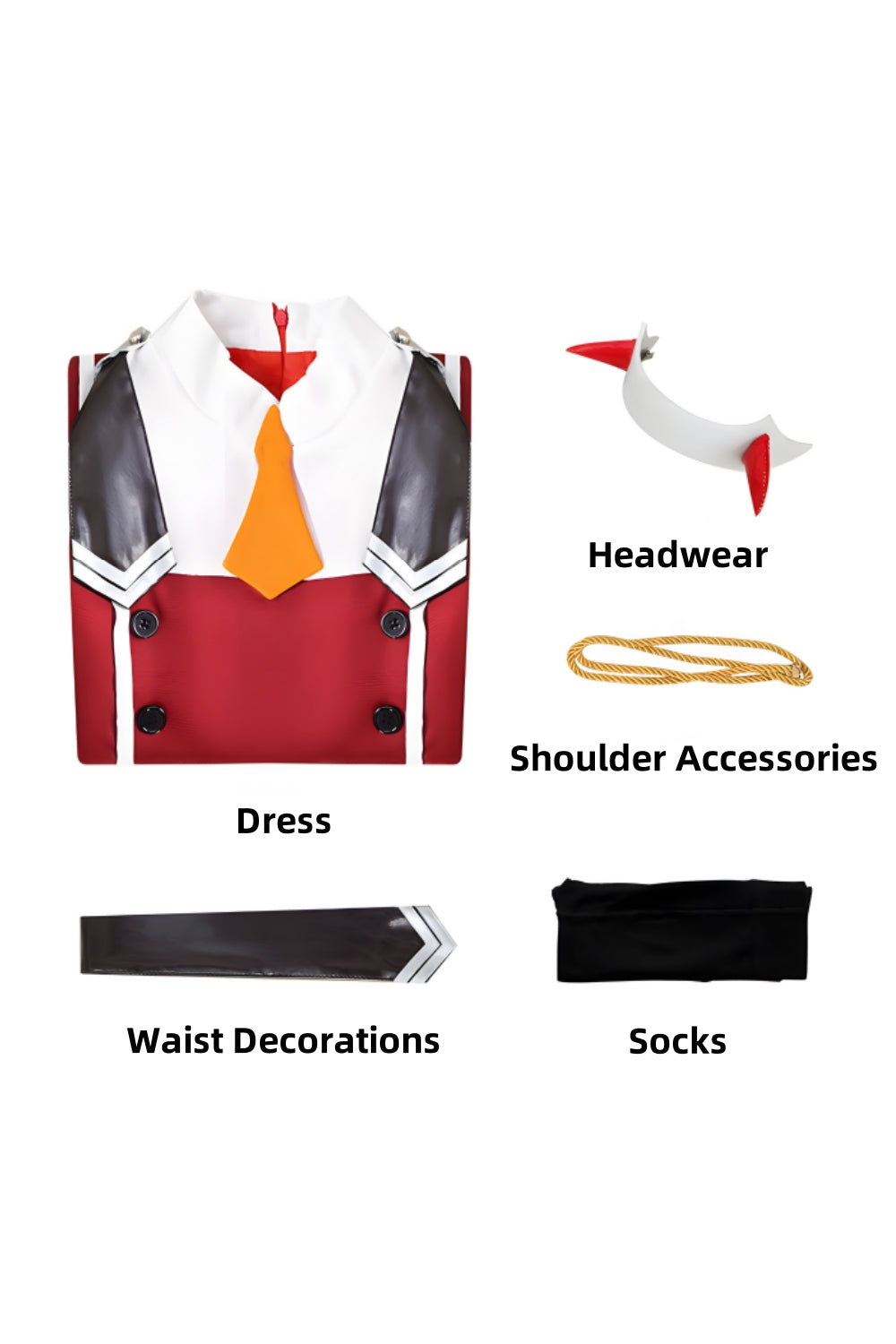 DARLING in the FRANXX Costume Zero Two Cosplay Costume