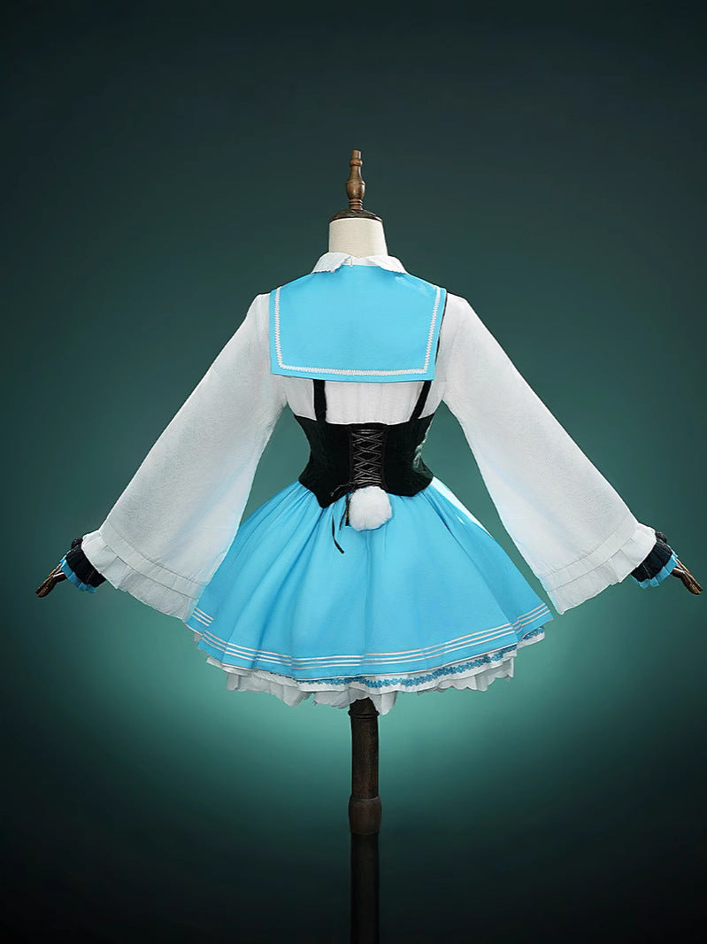 Teal Twin Tails Miku March Hare Cosplay Costume - Wonderland Bunny Outfit