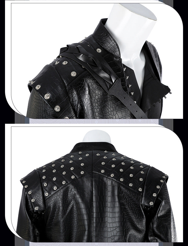 The Witcher Geralt of Rivia Cosplay Costume Full Set for Men