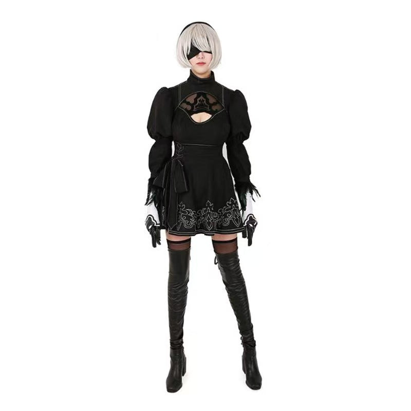 Android Warrior 2B Casual Outfit - Everyday Cosplay Costume Set
